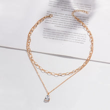 Colar Feminino Dourado com Pendente Brilhante – BRILHAH – imagem 2