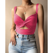 Top Feminino Torcido com Decote V – BRILHAH – imagem 2