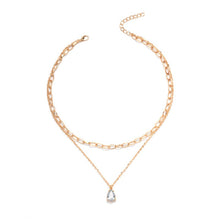 Colar Feminino Dourado com Pendente Brilhante – BRILHAH – imagem 1