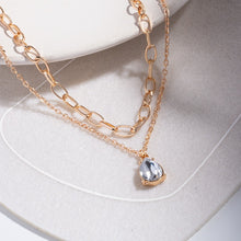 Colar Feminino Dourado com Pendente Brilhante – BRILHAH – imagem 3